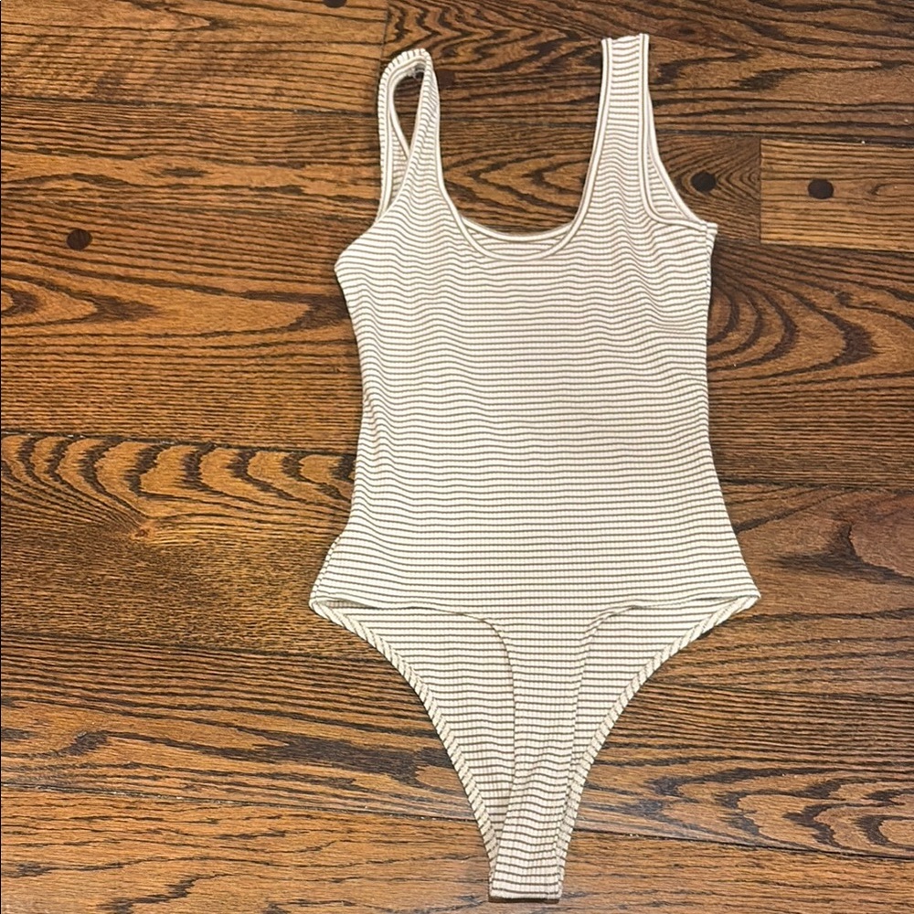American Eagle Striped Bodysuit